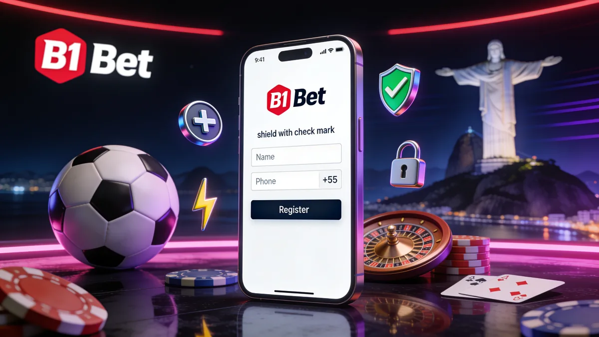 Cadastro na B1 Bet para jogadores no Brasil